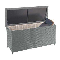 Polyrattan hyndeboks - gr hyndeboks p 320 liter - 63x135x52 Premium model
