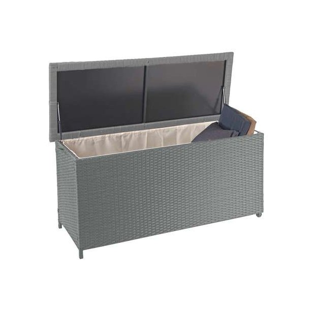 Polyrattan hyndeboks - gr hyndeboks p 320 liter - 63x135x52 Premium model