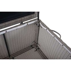 Polyrattan hyndeboks - gr hyndeboks p 320 liter - 63x135x52 Premium model