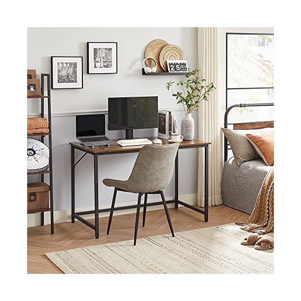 Skrivebord - computerbord - rustik brun 60 x 120 x 75 cm