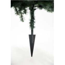 Kunstigt udendrs plastik juletr p 120 x 82 cm med 110 LED lys