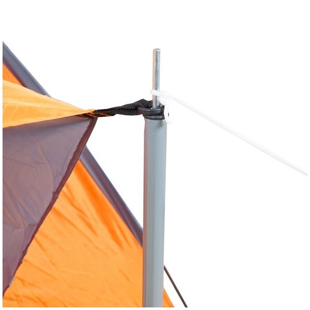 Campingtelt - 2 personers kuppeltelt til camping - orange telt