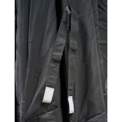 Markedsparasol 5 m - antracit parasol 500 cm med krank, fod og fliser