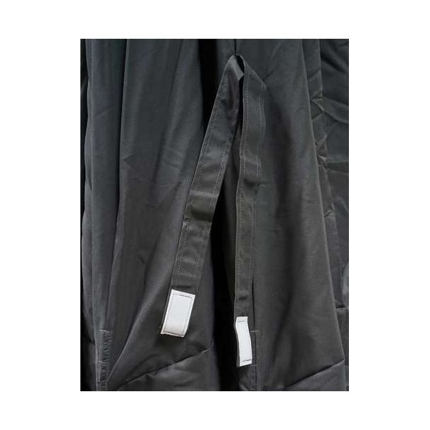 Markedsparasol 5 m - antracit parasol 500 cm med krank og krydsfod