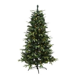 Kunstigt NORDIC WINTER juletr VIGA 200 x 134 cm m/LED-lys