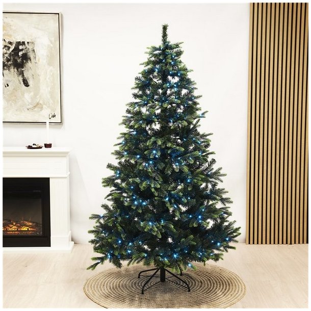 Pløje Sidst fleksibel Juletræ på 180 x 122 cm - kunstigt PE/PVC med farvet/hvidt LED - Indendørs  julebelysning - HAVEHOBBY.DK