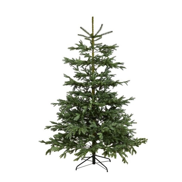 Juletr p 200 x 144 cm - kunstigt Normann PE juletr u/LED