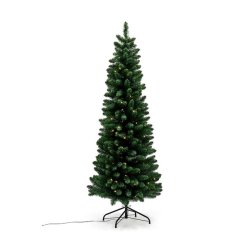 NORDIC WINTER NOR - kunstigt smalt juletr 180 x 68 m/LED-lys