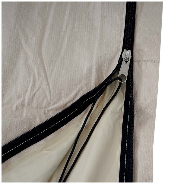 Overtrk til parasol 3,5 - vandtt creme cover til haveparasol