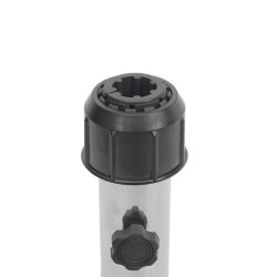 Parasolfod i granit - firkantet sort granitfod til parasol 24 kg