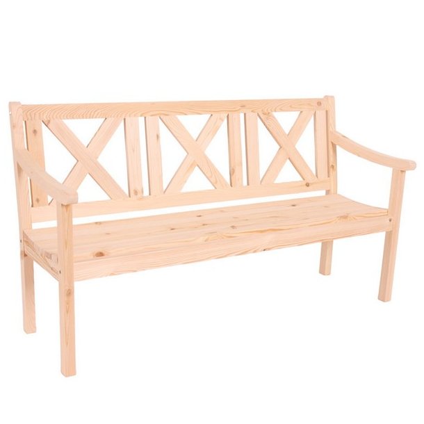 Havebnk og parkbnk - have bnk - 3 personers trbnk p 160 cm