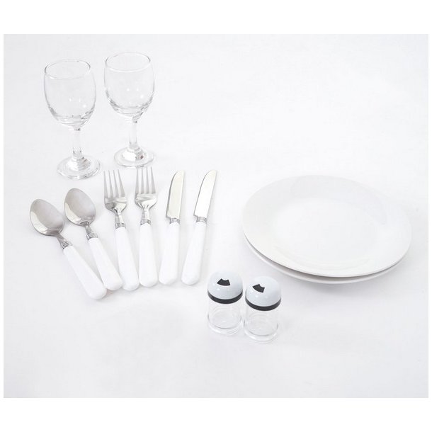 Picnickurv til 2 personer - picnicst i flet med termo kleskab