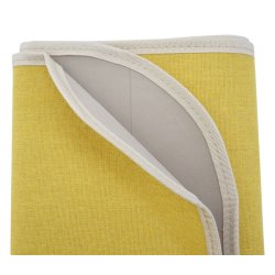 Picnickurv til 4 personer - gr/gult picnicst med picnictppe