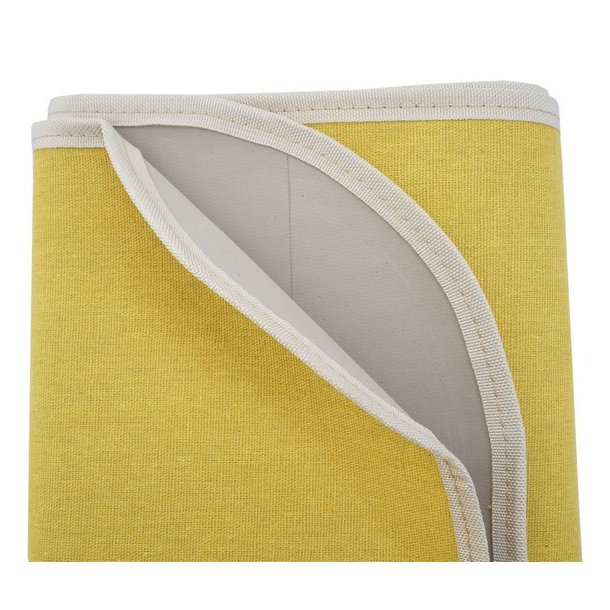 Picnickurv til 4 personer - gr/gult picnicst med picnictppe