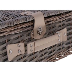 Picnickurv til 4 personer - picnicst i flet med picnictppe