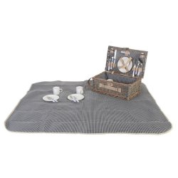 Picnickurv til 4 personer - picnicst i flet med picnictppe