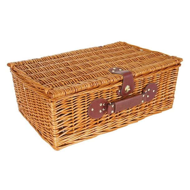 Picnickurv til 4 personer - picnicst med picnictppe og klerum