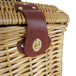 Picnickurv til 6 personer - picnicst med picnictppe og kletaske