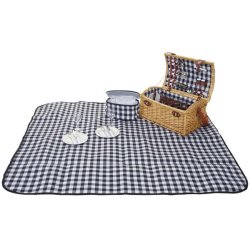 Picnickurv til 6 personer - picnicst med picnictppe og kletaske