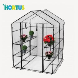 Hortus plastdrivhus XL 143x143x195cm - plastik vksthus/drivhus