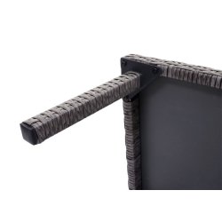 Havebord - gr polyrattan 30x80x50 cm - havembler