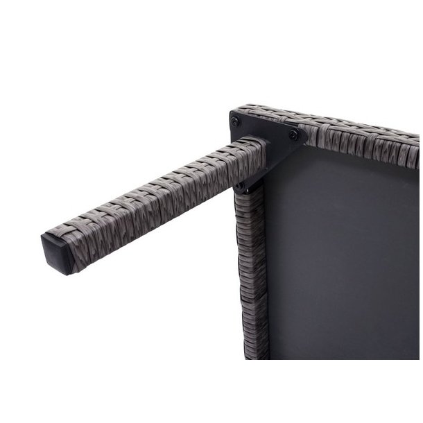 Havebord - gr polyrattan 30x80x50 cm - havembler