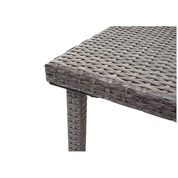 Havebord - gr polyrattan 30x80x50 cm - havembler