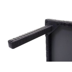 Havebord - sort polyrattan 30x80x50 cm - havem�bler