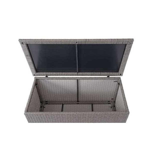Polyrattan hyndeboks - gr hyndeboks p 170 liter - 51x100x50 Basis model