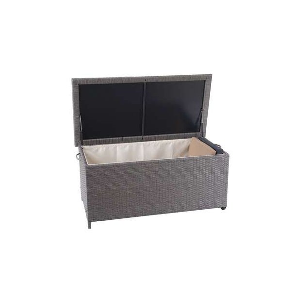 Polyrattan hyndeboks - gr hyndeboks p 170 liter - 51x100x50 Premium model