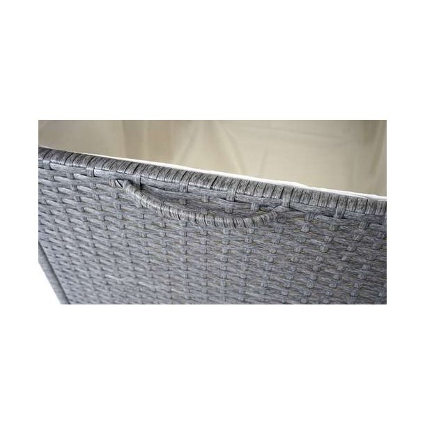 Polyrattan hyndeboks - gr hyndeboks p 170 liter - 51x100x50 Premium model