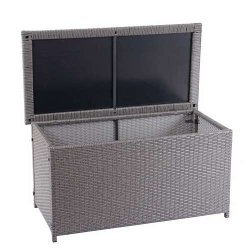 Polyrattan hyndeboks - gr hyndeboks p 250 liter - 51x115x59 Basis model