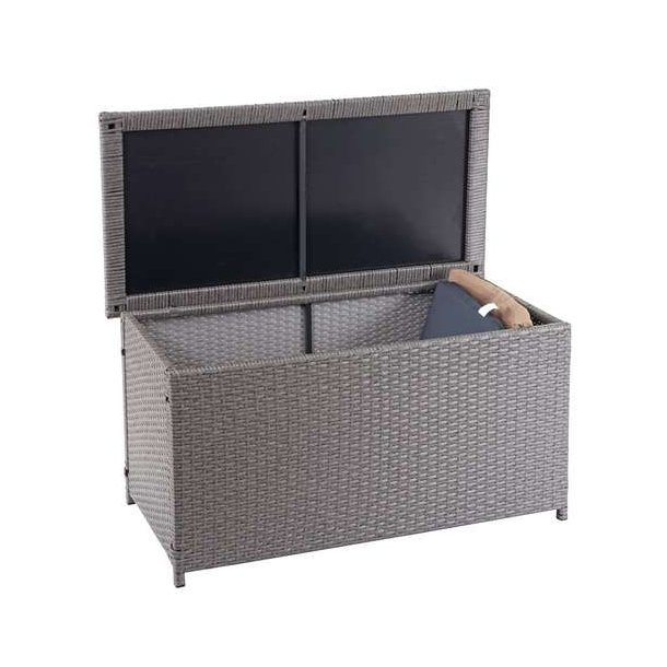 Polyrattan hyndeboks - gr hyndeboks p 250 liter - 51x115x59 Basis model