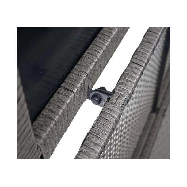 Polyrattan hyndeboks - gr hyndeboks p 250 liter - 51x115x59 Basis model