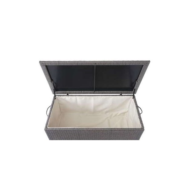 Polyrattan hyndeboks - gr hyndeboks p 250 liter - 51x115x59 Premium model