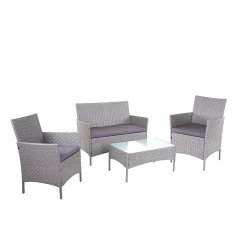Polyrattan havembler - grt polyrattan loungest - gr 2-1-1 sofast