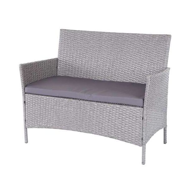 Polyrattan havembler - grt polyrattan loungest - gr 2-1-1 sofast