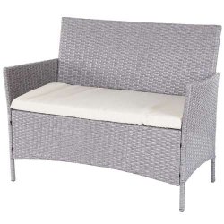 Polyrattan havembler - grt polyrattan loungest - gr 2-1-1 sofast