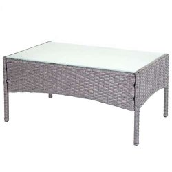 Polyrattan havembler - grt polyrattan loungest - gr 2-1-1 sofast