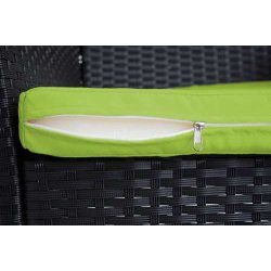 Polyrattan havem�bler - sort polyrattan lounges�t - sort 2-1-1 sofas�t
