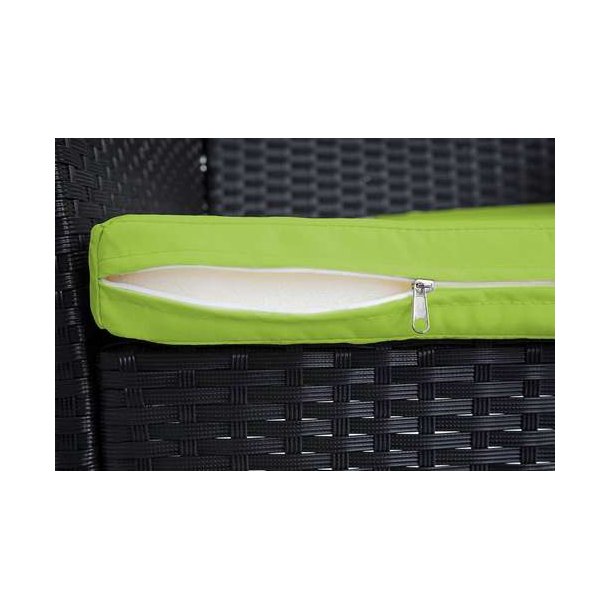 Polyrattan havem�bler - sort polyrattan lounges�t - sort 2-1-1 sofas�t