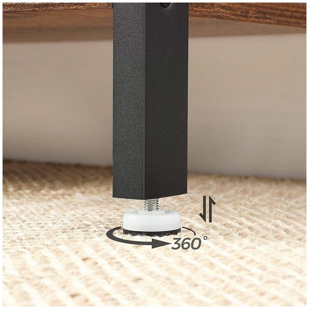 Reol - bogreol i industriel stil - rustik brun 155 x 74 x 30