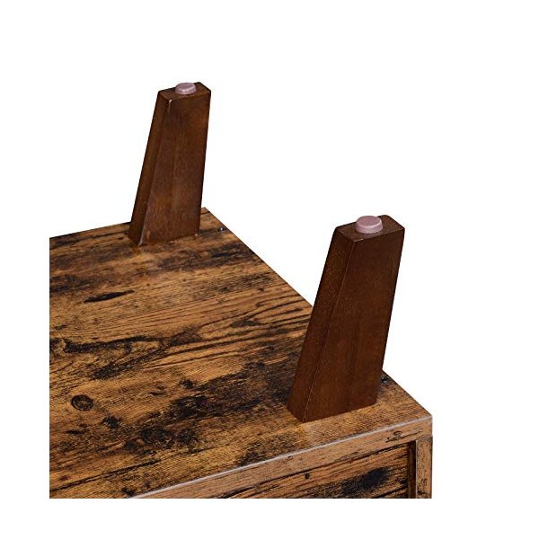 TV-b�nk - retro TV-bord - vintage rustik brun 140x40x50 cm