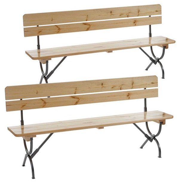 2 havebnke - 2 stk sammenklappelige foldbare trbnke