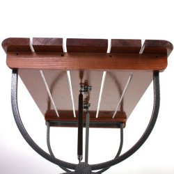 Havebord - sammenklappeligt foldbart brunt havebord p 150 cm