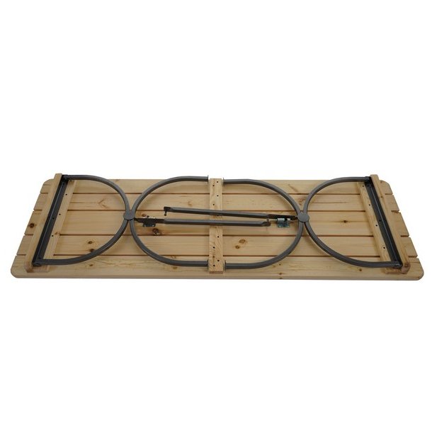 Bord- og bnkest - 2 havebnke og 1 havebord - sammenklappeligt foldbart