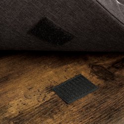 Skob�nk - entreb�nk til sko - siddeb�nk med hynde - rustik brun