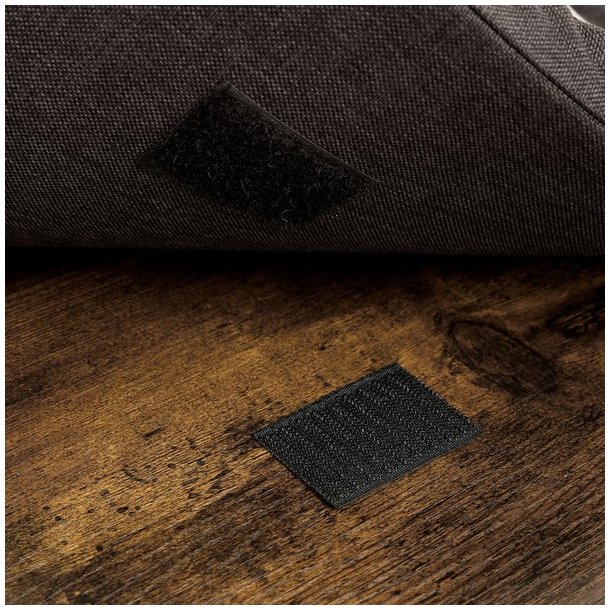 Skob�nk - entreb�nk til sko - siddeb�nk med hynde - rustik brun