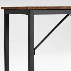 Skrivebord - computerbord - rustik brun 100 x 50 x 75 cm