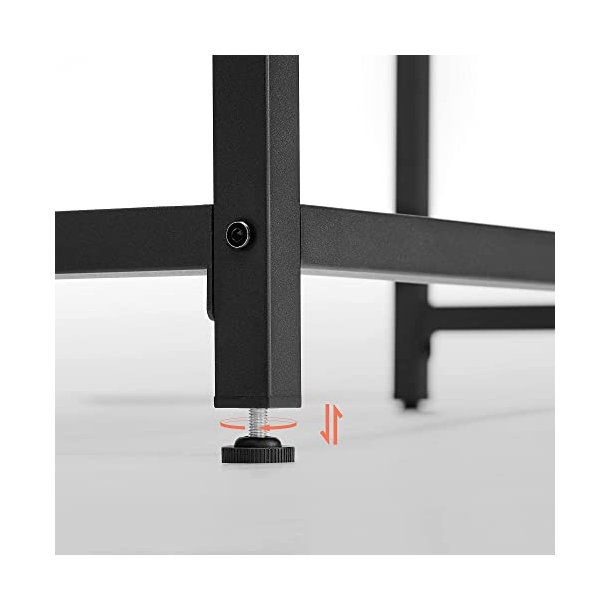 Skrivebord - computerbord - rustik brun 60 x 120 x 75 cm